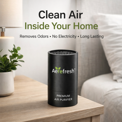 Aerefresh Natural Activated Carbon Air Purifier – Odor & Smoke Remover (No Electricity)