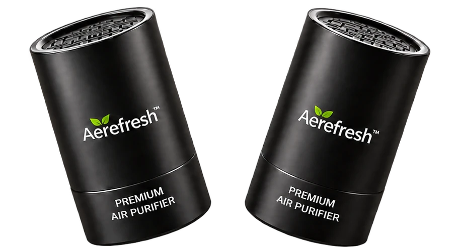 Two Aerefresh premium air purifiers